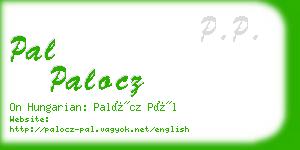 pal palocz business card